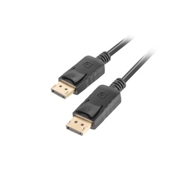 Kabel połączeniowy DisplayPort(M) / DisplayPort(M) 1,8m LANBERG kol. czarny 4K [CA-DPDP-10CC-0018-BK]