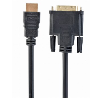 Kabel połączeniowy HDMI(M) / DVI-D(M) 1,8m GEMBIRD kol. czarny 1080p dwukierunkowy [CC-HDMI-DVI-6]