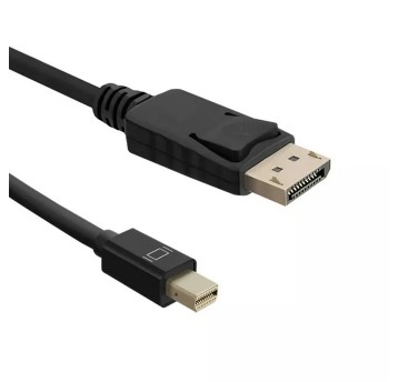 Kabel połączeniowy MiniDisplayPort / DispayPort(M) 1,8m QOLTEC kol. czarny [AKQOLVD00050434]