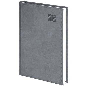 Kalendarz 2026 książkowy A4 dzienny registry drukowane WOKÓŁ NAS Aluminium kol. srebrny [237A4DB]