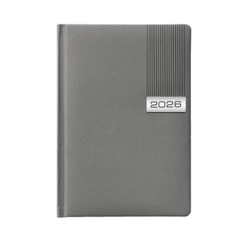 Kalendarz 2026 książkowy A4 dzienny registry wycinane JOTAN kol. szary [KLD311]