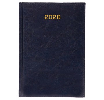 Kalendarz 2026 książkowy A5 dzienny registry drukowane ANIEW Baladek kol. granatowy