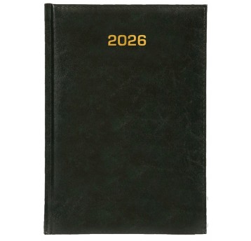 Kalendarz 2026 książkowy A5 dzienny registry drukowane ANIEW Baladek kol. zielony