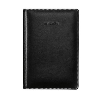 Kalendarz 2026 książkowy A5 dzienny registry drukowane JOTAN Classic kol. czarny [KC283]