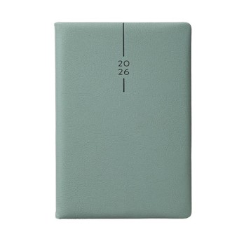 Kalendarz 2026 książkowy A5 dzienny registry drukowane JOTAN Elegant kol. szary [KE133]