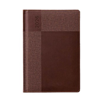 Kalendarz 2026 książkowy A5 dzienny registry drukowane JOTAN Magic kol. brązowy [KZT193]