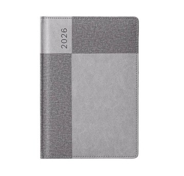 Kalendarz 2026 książkowy A5 dzienny registry drukowane JOTAN Magic kol. szary [KZT192]
