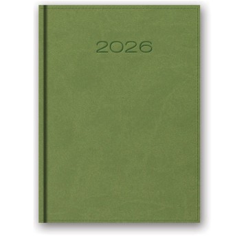 Kalendarz 2026 książkowy A5 dzienny registry drukowane LUCRUM Vivella kol. jasnozielony [21D-12]