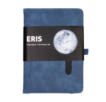 Kalendarz 2026 książkowy A6 tygodniowy z gumką OPUS Eris kol. niebieski [O.Diary Eris]