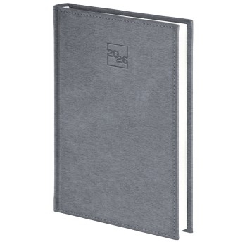 Kalendarz 2026 książkowy B5 tygodniowy registry drukowane WOKÓŁ NAS Aluminium kol. srebrny [237B5TB]