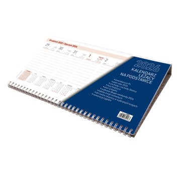 Kalendarz 2026 na biurko leżący WOKÓŁ NAS na podstawce [KB048B]