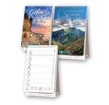 Kalendarz 2026 na biurko pionowy LUCRUM Orfeusz [BF02]