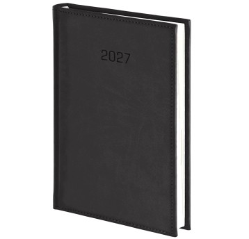 Kalendarz 2027 książkowy A5 tygodniowy registry drukowane WOKÓŁ NAS Vivella kol. czarny [216A5TB]