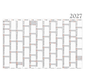 Kalendarz 2027 planer ścienny LUCRUM [BF03]