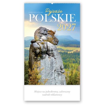 Kalendarz 2027 wieloplanszowy ścienny LUCRUM Pejzaże Polskie [RW01]
