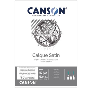 Kalka kreślarska kol. przezroczysty A3 90g CANSON 100 arkuszy [751-133]