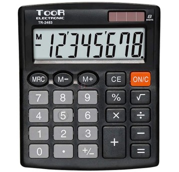 Kalkulator biurowy TOOR kol. czarny [TR-2483]