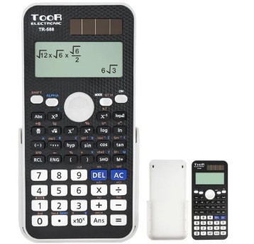 Kalkulator naukowy TOOR kol. czarny 10+2-pozycyjny [TR-588]