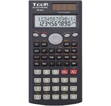 Kalkulator naukowy TOOR kol. czarny [TR-511]