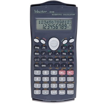 Kalkulator naukowy VECTOR kol. czarny [CS-103]