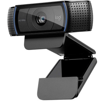 Kamera internetowa 1920 x 1080 Full HD LOGITECH C920 HD PRO WEBCAM kol. czarny 1080p [960-001055]