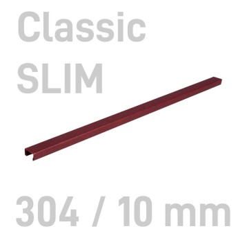 Kanał do bindowania oklejany 304 x 10mm 10 szt. OPUS kol. bordowy O.CHANNEL Classic A3+/A4 +90 kartek [647156]