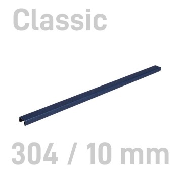 Kanał do bindowania oklejany 304 x 10mm 10 szt. OPUS kol. niebieski O.CHANNEL Classic A3+/A4 +90 kartek [640652]