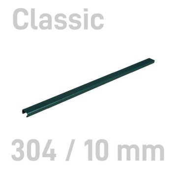 Kanał do bindowania oklejany 304 x 10mm 10 szt. OPUS kol. zielony O.CHANNEL Classic A3+/A4 +90 kartek [640676]