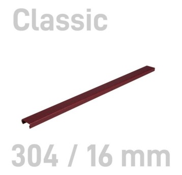 Kanał do bindowania oklejany 304 x 16mm 10 szt. OPUS kol. bordowy O.CHANNEL Classic A3+/A4 +150kartek [640768]