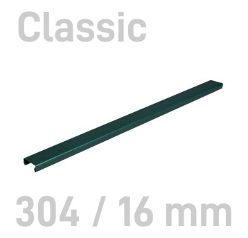 Kanał do bindowania oklejany 304 x 16mm 10 szt. OPUS kol. zielony O.CHANNEL Classic A3+/A4 +150 kartek [ 640775]