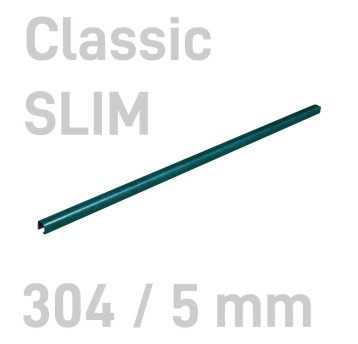 Kanał do bindowania oklejany 304 x 5mm 10 szt. OPUS kol. zielony O.CHANNEL Classic A3+/A4 +40 kartek [646982]