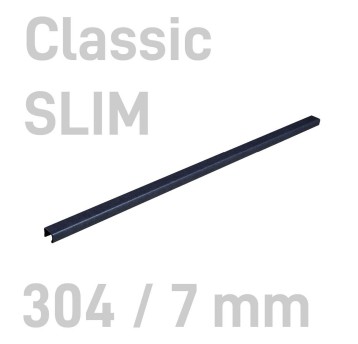 Kanał do bindowania oklejany 304 x 7mm 10 szt. OPUS kol. czarny O.CHANNEL Classic A3+/A4 +60 kartek [647217]