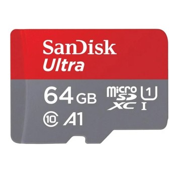 Karta pamięci micro-SDXC 64GB SANDISK Ultra + adapter [SDSQUAB-064G-GN6MA]