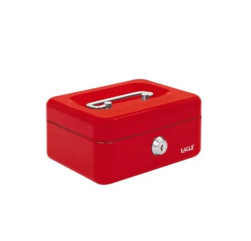 Kasetka na pieniądze XS EAGLE 70 x 120 x 153mm kol. czerwony [8878XS]