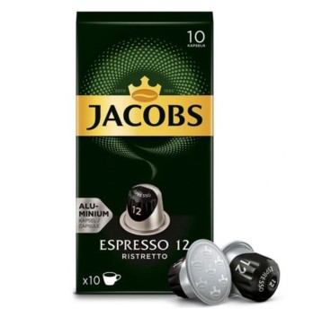 Kawa kapsułki JACOBS Nespresso ESPRESSO 12 RISTRETTO 10 szt.