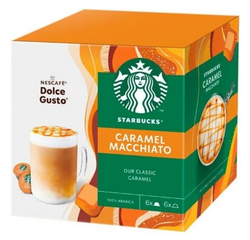 Kawa kapsułki NESCAFE STARBUCKS Dolce Gusto CARAMEL MACCHIATO 12 szt.