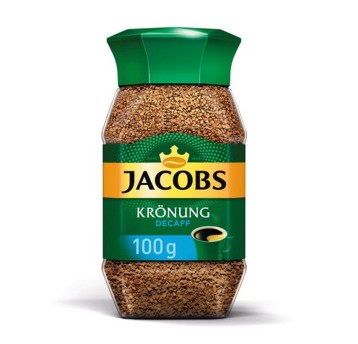 Kawa rozpuszczalna JACOBS KRONUNG DECAFF 100g bezkofeinowa