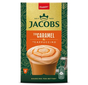 Kawa rozpuszczalna JACOBS TYP CAPPUCCINO CARAMEL 8 szt.