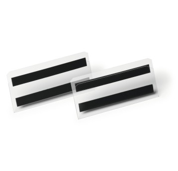 Kieszeń magazynowa magnetyczna 15 x 6,7cm DURABLE kol. przezroczysty 10 szt. [119619]