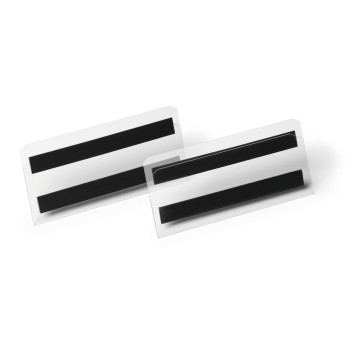 Kieszeń magazynowa magnetyczna 15 x 6,7cm DURABLE kol. przezroczysty 10 szt. [119619]