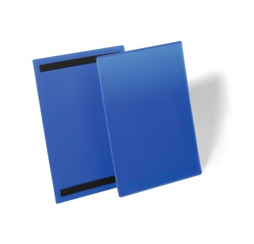 Kieszeń magazynowa magnetyczna A4 DURABLE kol. granatowy pionowe 50 szt. [174407]