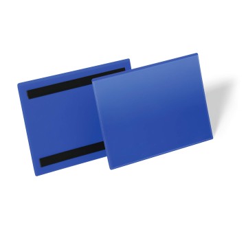 Kieszeń magazynowa magnetyczna A5 DURABLE kol. granatowy poziome 50 szt. [174307]