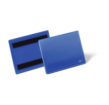 Kieszeń magazynowa magnetyczna A6 DURABLE kol. granatowy poziome 50 szt. [175607]
