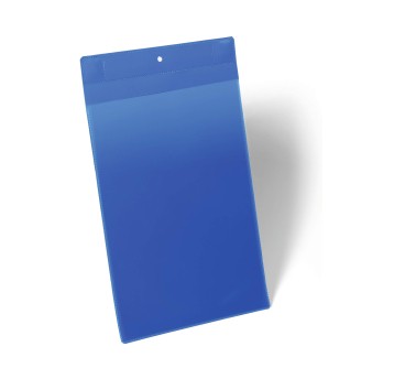 Kieszeń magazynowa neodymowa A4 DURABLE kol. granatowy pionowe 10 szt. [174707]