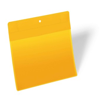 Kieszeń magazynowa neodymowa A5 DURABLE kol. żółty poziome 10 szt. [174604]