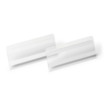 Kieszeń magazynowa samoprzylepne 15 x 6,7cm DURABLE kol. przezroczysty 10 szt. [118119]