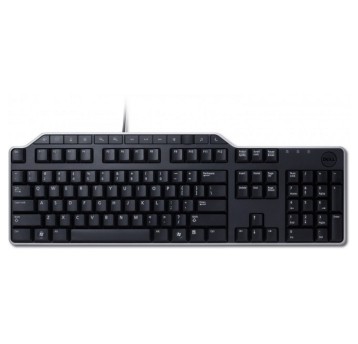 Klawiatura przewodowa DELL KB-522 kol. czarny US, biznesowa multimedialna [580-17667]