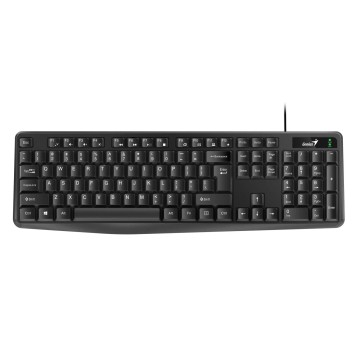 Klawiatura przewodowa GENIUS KB-117 kol. czarny US, wodoodporna [31310016400]