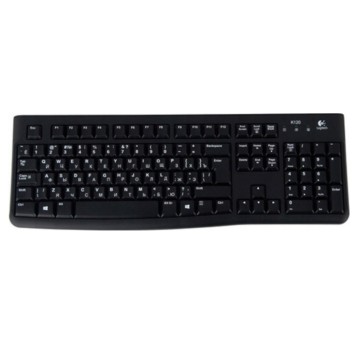 Klawiatura przewodowa LOGITECH K-120 kol. czarny RUS [920-002522]