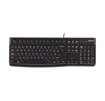 Klawiatura przewodowa LOGITECH K-120 kol. czarny US, OEM [920-002479]